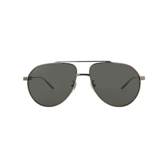 Aviator-Frame Metal Sunglasses